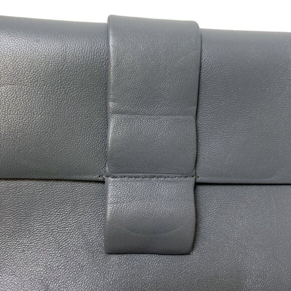 Heidi Sturgess Clutch Bag Gray Leather - Picture 7 of 11